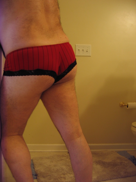 RedBlack Lace Panties