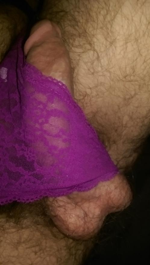 Throbbing cock, while feeling the pleasure of panties and a Boosty analysis toy.