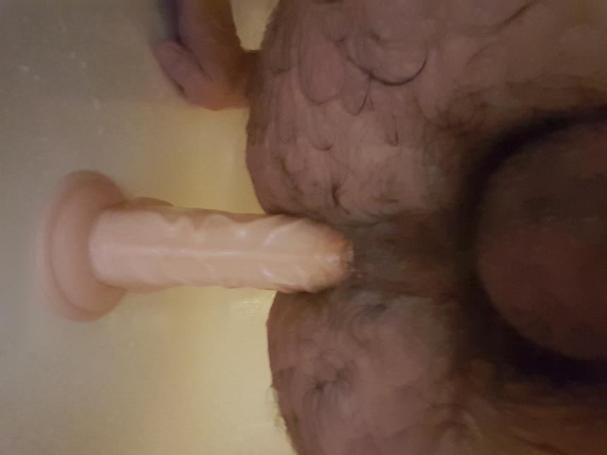 Playing in the shower. Love my whopper. Best toy ever. Doesn't beat real cock, but it does feel fantastic!